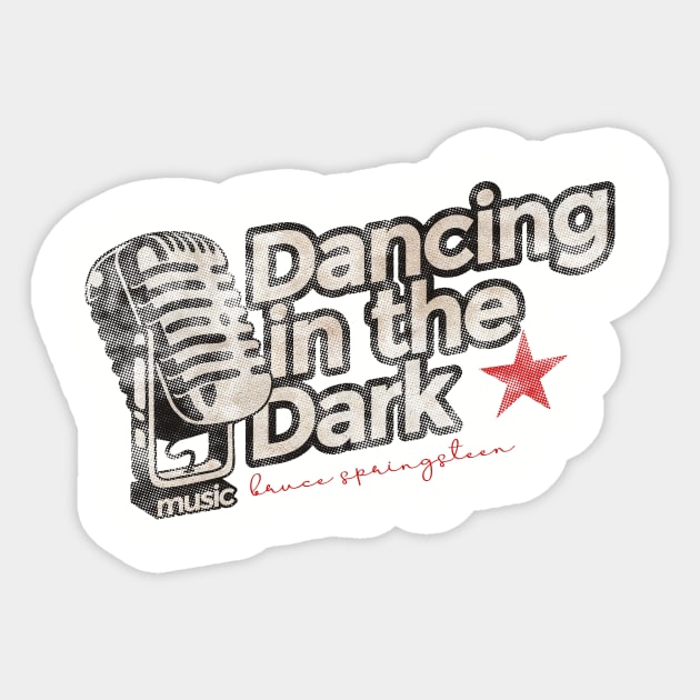 Dancing in the Dark - Greatest Karaoke Songs Sticker by G-THE BOX